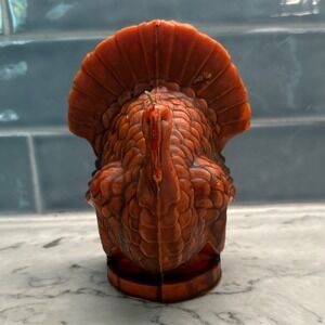Vintage 1960s Gurley Thanksgiving Turkey Candle Novelty Decor‎ Fall Autumn